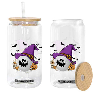 Halloween Golfer Gift Glass Can Creepy Golf Ball With Witch Hat TS12 Print Your Wear