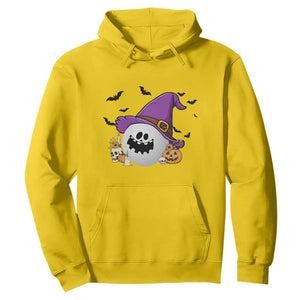 Halloween Golfer Gift Hoodie Creepy Golf Ball With Witch Hat TS12 Daisy Print Your Wear