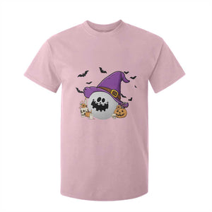 Halloween Golfer Gift T Shirt For Kid Creepy Golf Ball With Witch Hat TS12 Light Pink Print Your Wear