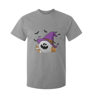 Halloween Golfer Gift T Shirt For Kid Creepy Golf Ball With Witch Hat TS12 Sport Gray Print Your Wear