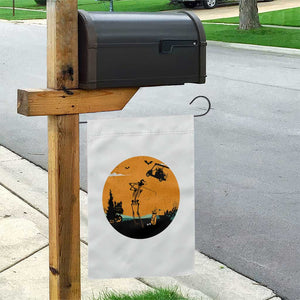 Funny Skeleton Golf Player Garden Flag Halloween Gift TS12 Print Your Wear