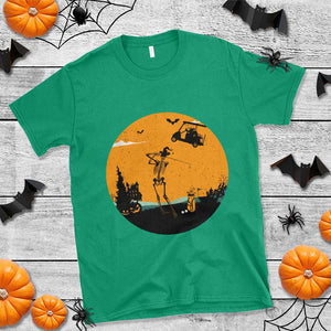 Funny Skeleton Golf Player T Shirt Halloween Gift TS12 Irish Green Print Your Wear