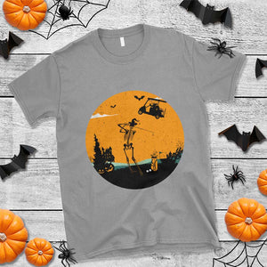 Funny Skeleton Golf Player T Shirt Halloween Gift TS12 Sport Gray Print Your Wear