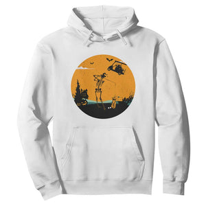 Funny Skeleton Golf Player Hoodie Halloween Gift TS12 White Print Your Wear