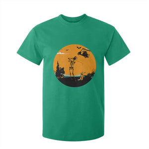 Funny Skeleton Golf Player T Shirt For Kid Halloween Gift TS12 Irish Green Print Your Wear