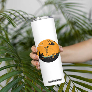 Funny Skeleton Golf Player Skinny Tumbler Halloween Gift TS12 Print Your Wear