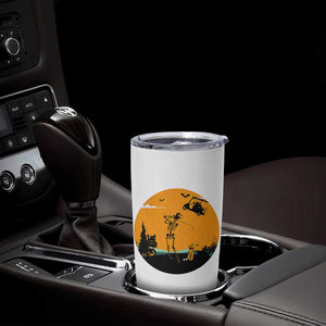 Funny Skeleton Golf Player Tumbler Cup Halloween Gift TS12 Print Your Wear