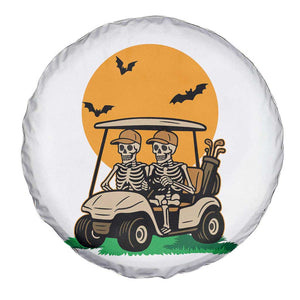 Funny Halloween Gift Spare Tire Cover Skeleton Driving Golf Cart TS12 Print Your Wear
