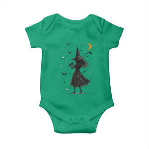 Halloween Sports Gift Baby Onesie Creepy Witch With Golf Club TS12 Irish Green Print Your Wear