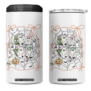 Funny Halloween 4 in 1 Can Cooler Tumbler Ghost Golf Gift for Women TS12 One Size: 16 oz White Print Your Wear