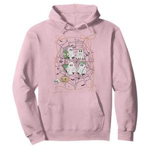 Funny Halloween Hoodie Ghost Golf Gift for Women TS12 Light Pink Print Your Wear
