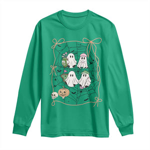 Funny Halloween Long Sleeve Shirt Ghost Golf Gift for Women TS12 Irish Green Print Your Wear