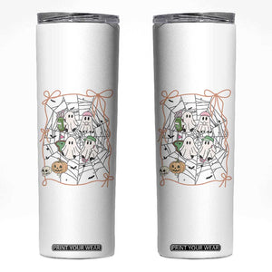 Funny Halloween Skinny Tumbler Ghost Golf Gift for Women TS12 White Print Your Wear