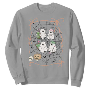 Funny Halloween Sweatshirt Ghost Golf Gift for Women TS12 Sport Gray Print Your Wear