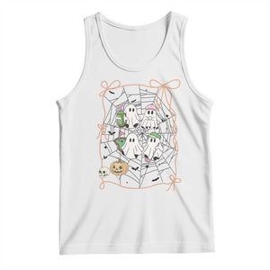 Funny Halloween Tank Top Ghost Golf Gift for Women TS12 White Print Your Wear