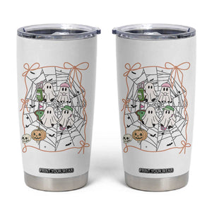 Funny Halloween Tumbler Cup Ghost Golf Gift for Women TS12 White Print Your Wear