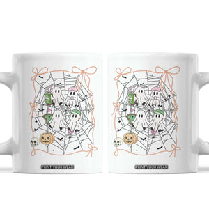 Funny Halloween Coffee Mug Ghost Golf Gift for Women TS12 White Print Your Wear
