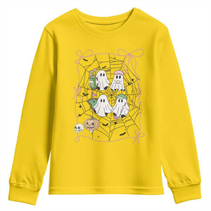 Funny Halloween Youth Sweatshirt Ghost Golf Gift for Women TS12 Daisy Print Your Wear