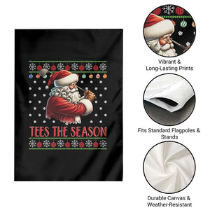 Funny Golf Holiday Gift Garden Flag Tees The Season Ugly Sweater TS12 Print Your Wear
