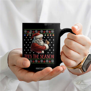 Funny Golf Holiday Gift Coffee Mug Tees The Season Ugly Sweater TS12 Print Your Wear