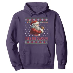 Funny Golf Holiday Gift Hoodie Tees The Season Ugly Sweater TS12 Purple Print Your Wear