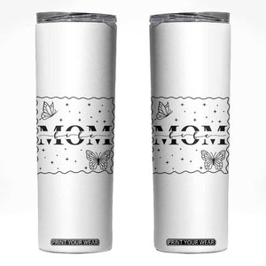 Funny Mom Life Skinny Tumbler Gift For Mother TS12 White Print Your Wear