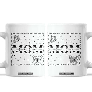Funny Mom Life Coffee Mug Gift For Mother TS12 White Print Your Wear