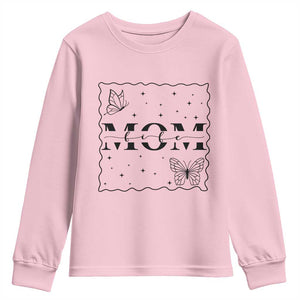 Funny Mom Life Youth Sweatshirt Gift For Mother TS12 Light Pink Print Your Wear