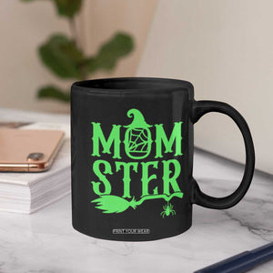 Funny Halloween Coffee Mug Momster Gift For Mom TS12 Print Your Wear