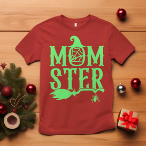 Funny Halloween T Shirt Momster Gift For Mom TS12 Red Print Your Wear