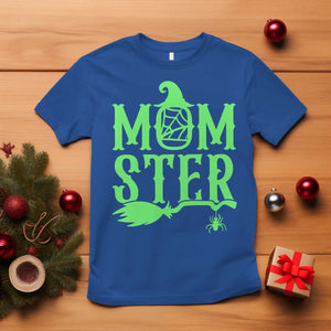 Funny Halloween T Shirt Momster Gift For Mom TS12 Royal Blue Print Your Wear