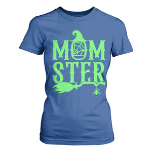 Funny Halloween T Shirt For Women Momster Gift For Mom TS12 Royal Blue Print Your Wear