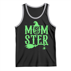 Funny Halloween Tank Top Momster Gift For Mom TS12 Black Athletic Heather Print Your Wear