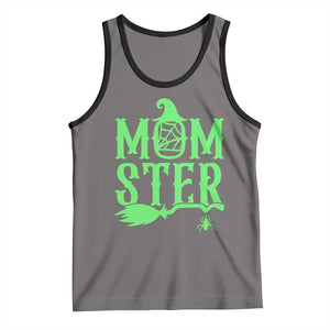 Funny Halloween Tank Top Momster Gift For Mom TS12 Deep Heather Black Print Your Wear