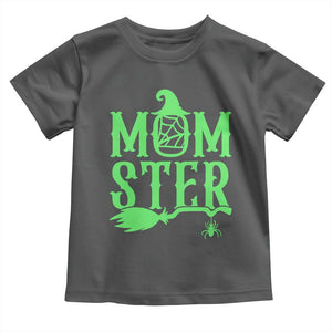 Funny Halloween Toddler T Shirt Momster Gift For Mom TS12 Dark Heather Print Your Wear