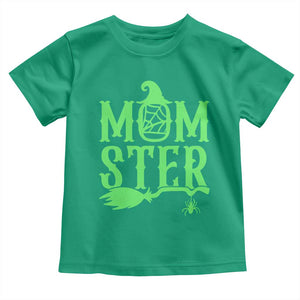Funny Halloween Toddler T Shirt Momster Gift For Mom TS12 Irish Green Print Your Wear