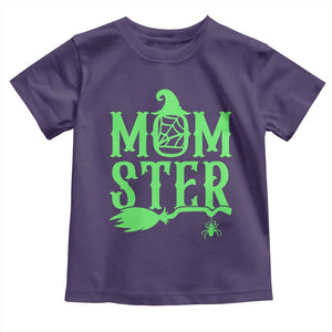 Funny Halloween Toddler T Shirt Momster Gift For Mom TS12 Purple Print Your Wear