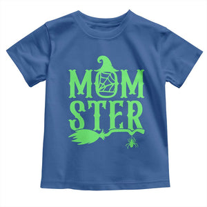 Funny Halloween Toddler T Shirt Momster Gift For Mom TS12 Royal Blue Print Your Wear