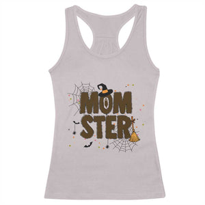 Halloween Mom Life Racerback Tank Top Funny Momster Quote TS12 Ice Gray Print Your Wear
