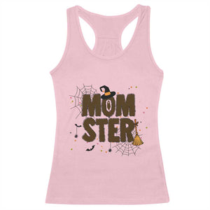 Halloween Mom Life Racerback Tank Top Funny Momster Quote TS12 Light Pink Print Your Wear