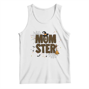 Halloween Mom Life Tank Top Funny Momster Quote TS12 White Print Your Wear