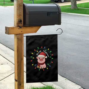 Funny Merry Oinkmas Garden Flag Farmer Christmas Pig Lover Gift TS12 Print Your Wear