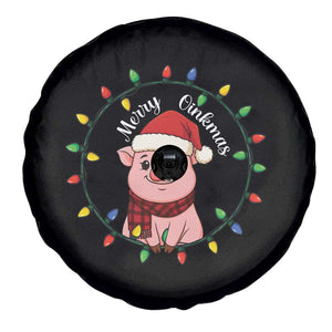 Funny Merry Oinkmas Spare Tire Cover Farmer Christmas Pig Lover Gift TS12 Print Your Wear