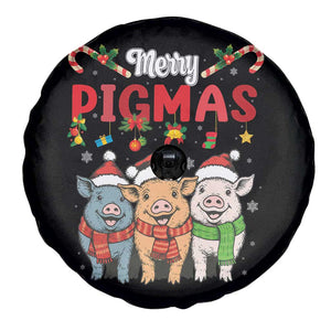 Funny Merry Pigmas Spare Tire Cover Christmas Pigs Farm Gift TS12 Print Your Wear