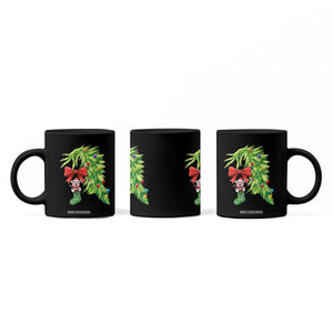 Funny Christmas Pig In Green Hand Naughty Coffee Mug Pet Lover Gift TS12 Print Your Wear