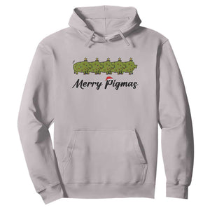 Merry Pigmas Hoodie Holiday Gift For Pig Lovers TS12 Ice Gray Print Your Wear