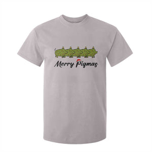 Merry Pigmas T Shirt For Kid Holiday Gift For Pig Lovers TS12 Ice Gray Print Your Wear