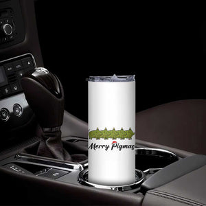Merry Pigmas Skinny Tumbler Holiday Gift For Pig Lovers TS12 Print Your Wear
