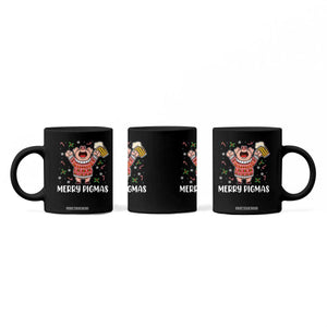 Christmas Pig Drinking Beer Coffee Mug Funny Merry Pigmas Gift TS12 Print Your Wear