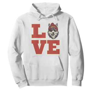 Midwest Wolf Football Pride Hoodie Game Day Gift TS12 White Print Your Wear